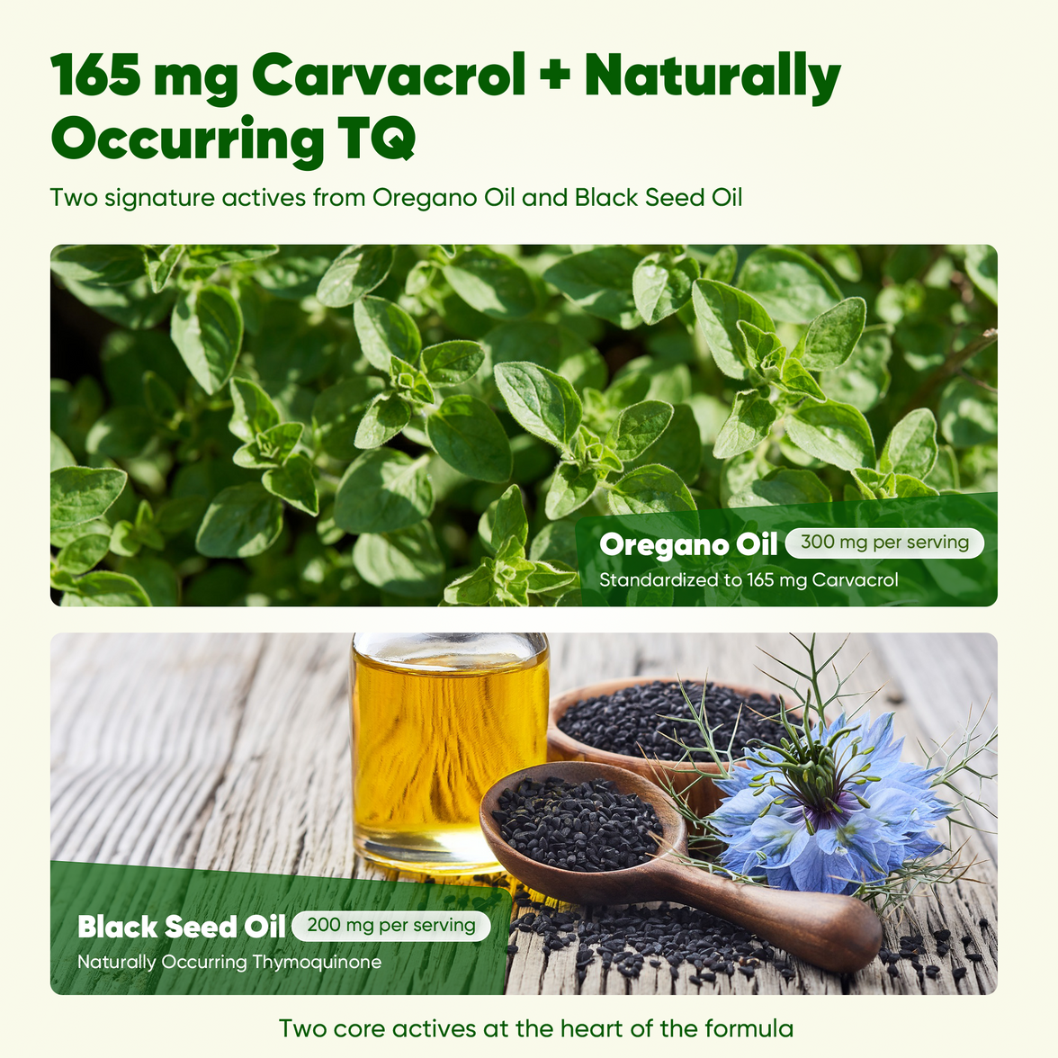 Oil of Oregano with Black Seed Oil Softgels-300 Count