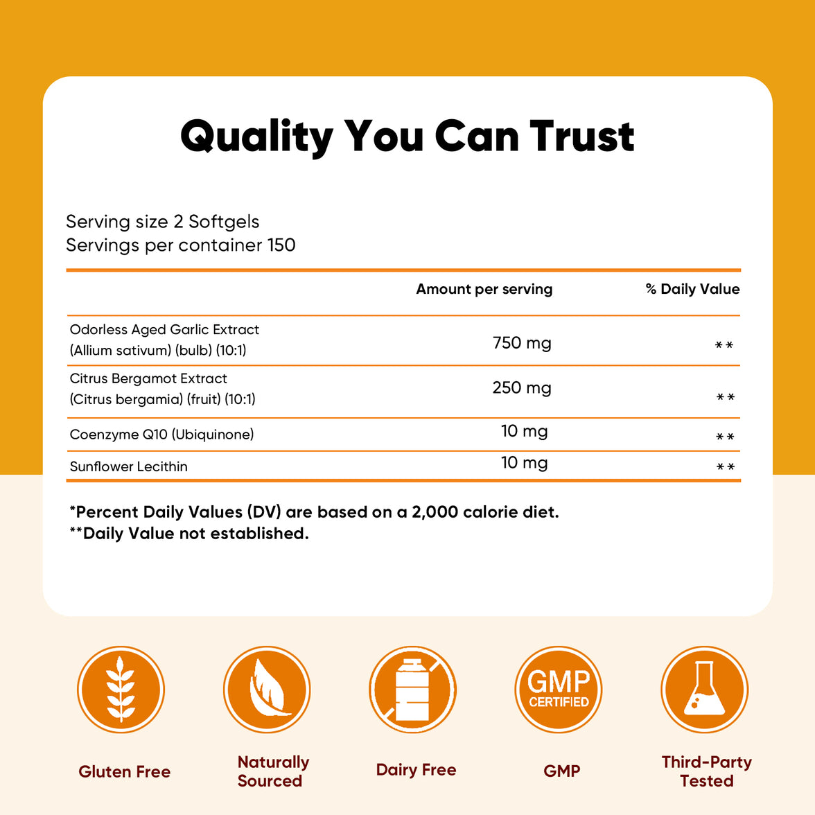 Odorless Garlic Softgels -300 Count