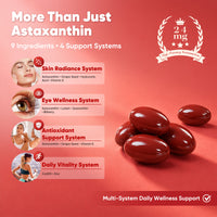 Astaxanthin,Eye Health and Skin Hydration Support
